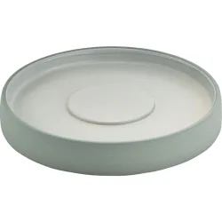 Playground Teller/Untertasse 2in1; 16x2.6 cm (ØxH); grau/weiss; 6 Stück / Pack