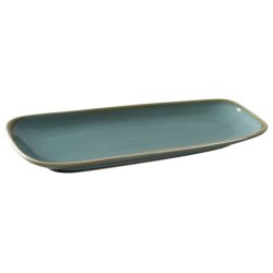 PULSIVA Servierplatte Glaze 2.0; 33.5x17x4 cm (LxBxH); blau; rechteckig; 4 Stück / Pack