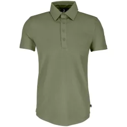 JOBELINE Herren Poloshirt Oliver Kurzarm; Kleidergrösse S; oliv