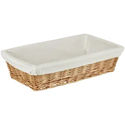 PULSIVA Tischkorb Alegra rechteckig; 44x23x9 cm (LxBxH); natur; rechteckig