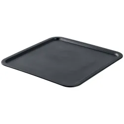 VEGA Teller flach Fenra; 23.6x23.6x1.2 cm (LxBxH); schwarz; quadratisch
