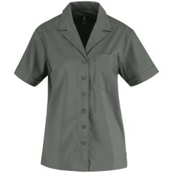JOBELINE Damen Bluse Magnum Kurzarm; Kleidergrösse 44; dunkelgrau