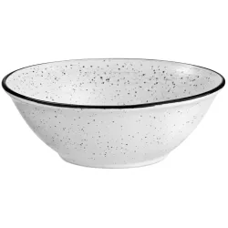 VEGA Schale Fungio konisch; 320 ml, 14x4.7 cm (ØxH); weiss/schwarz; konisch; 6 Stück / Pack