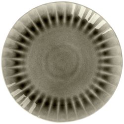 VEGA Teller flach Flora; 26.6x3.1 cm (ØxH); grau; rund; 4 Stück / Pack