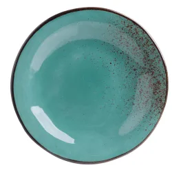 VEGA Teller flach Palana; 27 cm (Ø); türkis; rund; 6 Stück / Pack