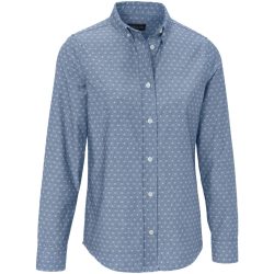 JOBELINE Damenbluse Jona; Kleidergrösse 34; blau/weiss