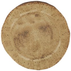 Porland Teller flach Natura; 22.5x2.75 cm (ØxH); hellbraun/dunkelbraun; rund; 6 Stück / Pack