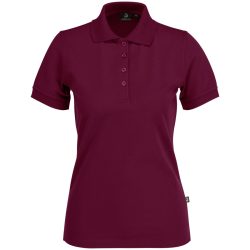 JOBELINE Damen Poloshirt Fly Kurzarm; Kleidergrösse 3XL; bordeaux