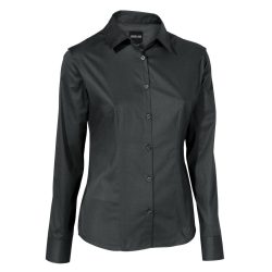JOBELINE Damen Bluse Cecaria Langarm; Kleidergrösse 34; schwarz