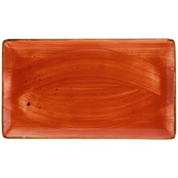 VEGA Platte Nebro; 33.5x19x2.1 cm (LxBxH); rot; 3 Stück / Pack