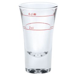 Bormioli Rocco Schnapsglas Dublino mit Eichstrich; 60 ml, 5.2x8.9 cm (ØxH); transparent; 2 cl & 4 cl Eichstrich, 6 Stück / Pack