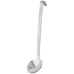 PULSIVA Schaumlöffel Valuo kurzstielig; 8x33.5 cm (ØxL); silber