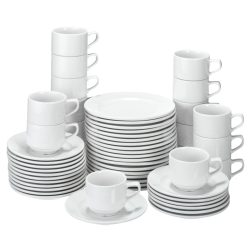PULSIVA Vorteilspack Kaffeeservice Rondon 54-teilig; weiss