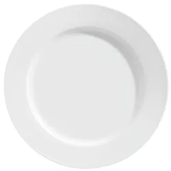 VEGA Teller flach Base; 21 cm (Ø); weiss; rund; 6 Stück / Pack