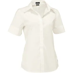 JOBELINE Damen Bluse Fiore Kurzarm; Kleidergrösse 48; cremeweiss