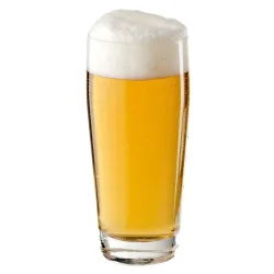 Pasabahçe Willibecher Standard mit Eichstrich; 375 ml, 7.1x14.8 cm (ØxH); transparent; 0.3 l Eichstrich, 12 Stück / Pack