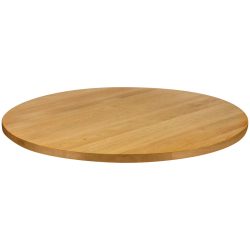 VEGA Indoor-Tischplatte Kentucky rund; 80x3 cm (ØxH); eiche/natur; rund