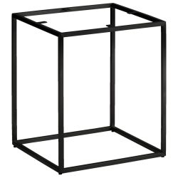 VEGA Lounge-Tischgestell Deven; 40x40x47 cm (BxTxH); schwarz