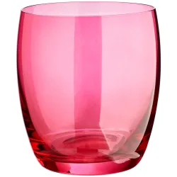 VEGA Trinkglas Amantea Crystal; 450 ml, 8.2x9.9 cm (ØxH); pink; 6 Stück / Pack