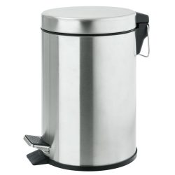 PULSIVA Kosmetikeimer matt; 17x25.5 cm (ØxH); silber