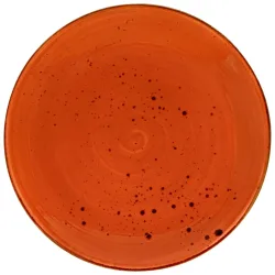 VEGA Teller flach Nebro; 25 cm (Ø); rot; rund; 6 Stück / Pack