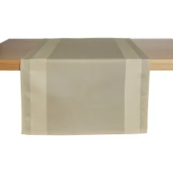 ERWIN M. Tischläufer Ambiente; 40x130 cm (BxL); taupe; rechteckig; 2 Stück / Pack