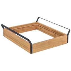VEGA Grundbox Esino flach, GN 1/2; 35.4x38.6x10.9 cm (LxBxH); braun/schwarz; rechteckig