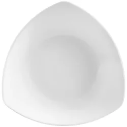 VEGA Teller flach Haiti; 18.5x18.5 cm (LxB); weiss; dreieckig; 6 Stück / Pack