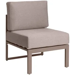 VEGA Outdoor Sofa Mittelelement Sereno; 60x69.5x64 cm (BxTxH); taupe