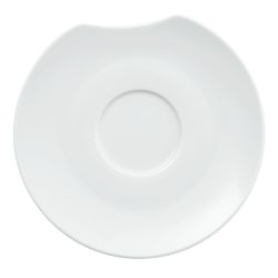 VEGA Espresso-/Becher-Untertasse Contrast; 12 cm (Ø); weiss; rund; 6 Stück / Pack
