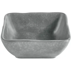 VEGA Schälchen Arona quadratisch; 200 ml, 9.5x9.5x4 cm (LxBxH); anthrazit; quadratisch; 6 Stück / Pack