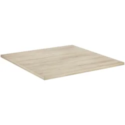 PULSIVA Tischplatte Solona quadratisch; 68x68x1.9 cm (LxBxH); buche; quadratisch