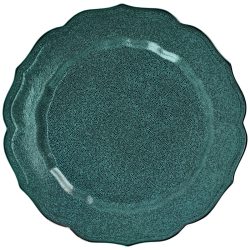 VEGA Teller flach Antiqus; 27 cm (Ø); petrol; rund; 4 Stück / Pack