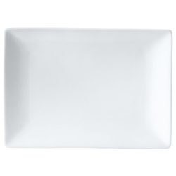 PULSIVA Teller Jandra rechteckig; 21x14.5x4 cm (LxBxH); weiss; rechteckig; 6 Stück / Pack