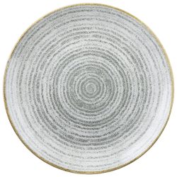 Churchill Teller flach Studio Prints Stone Grey Coupe; 26 cm (Ø); hellgrau/braun; rund; 12 Stück / Pack