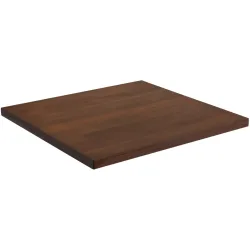 VEGA Indoor-Tischplatte Kentucky quadratisch; 60x60x3 cm (LxBxH); buche/tabak gebeizt; quadratisch