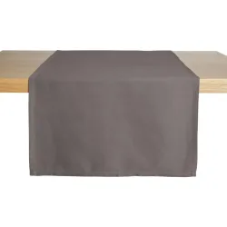 ERWIN M. Tischläufer Palermo; 40x130 cm (BxL); steingrau; rechteckig; 6 Stück / Pack