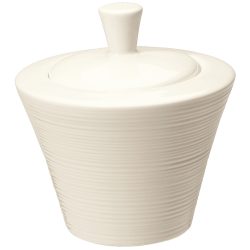 VEGA Zuckerdose Skyline mit Deckel; 300 ml, 9.8x10 cm (ØxH); cremeweiss; rund; 6 Stück / Pack