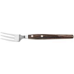 VEGA Pizza-/Steakgabel San Antonio; 22.5 cm (L); braun, Griff braun; 6 Stück / Pack