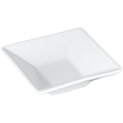 VEGA Mini-Schälchen Stan; 60 ml, 7x7x2 cm (LxBxH); weiss; quadratisch; 12 Stück / Pack