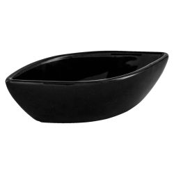 VEGA Mini-Schälchen Boot; 40 ml, 10.5x5x3 cm (LxBxH); schwarz; 12 Stück / Pack