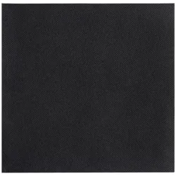 GARCIA DE POU Serviette Arla 1/4 Falz; 40x40 cm (BxL); schwarz; 50 Stück / Pack