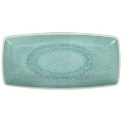 VEGA Platte Torto; 29.4x14.3x2.7 cm (LxBxH); türkis/blau; rechteckig; 6 Stück / Pack