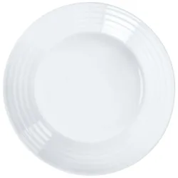 Luminarc Teller Stairo flach; 19x1.9 cm (ØxH); weiss; rund; 6 Stück / Pack