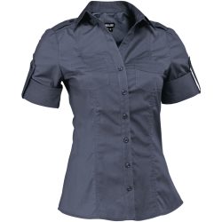 JOBELINE Damenbluse Kate Halbarm; Kleidergrösse 42; graphit