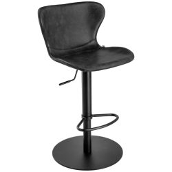 Vega, VEGA Barstuhl Dallas; 45x35x105 cm (BxTxH); Sitz schwarz, Gestell schwarz