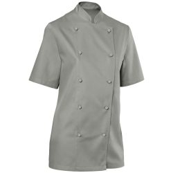 PULSIVA Damenkochjacke Pauline Halbarm; Kleidergrösse 50; hellgrau