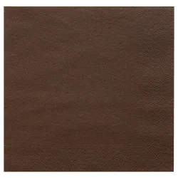 GARCIA DE POU Papierserviette 2-lagig; 39x39 cm (BxL); braun; 100 Stück / Pack
