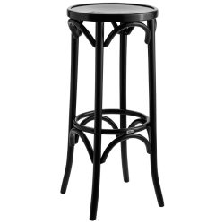 VEGA Barhocker Wilhelm; 37x37x80 cm (BxTxH); schwarz