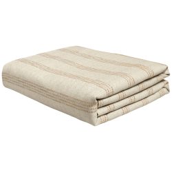 ERWIN M. Plaid Torano gestreift; 105x265 cm (BxL); creme/beige